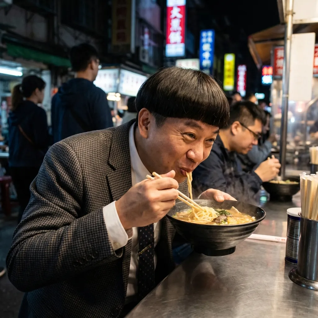 豬哥亮吃拉麵