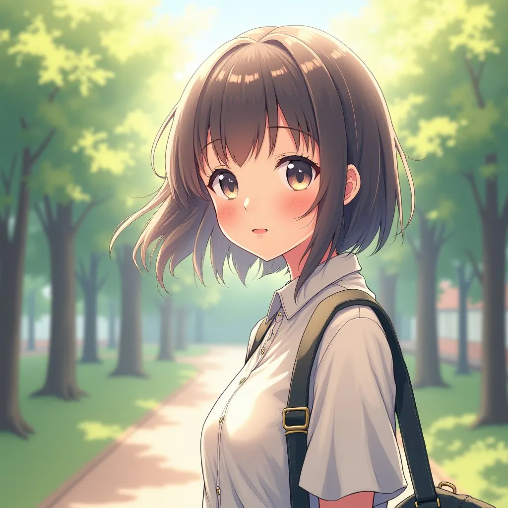 公園の少女
