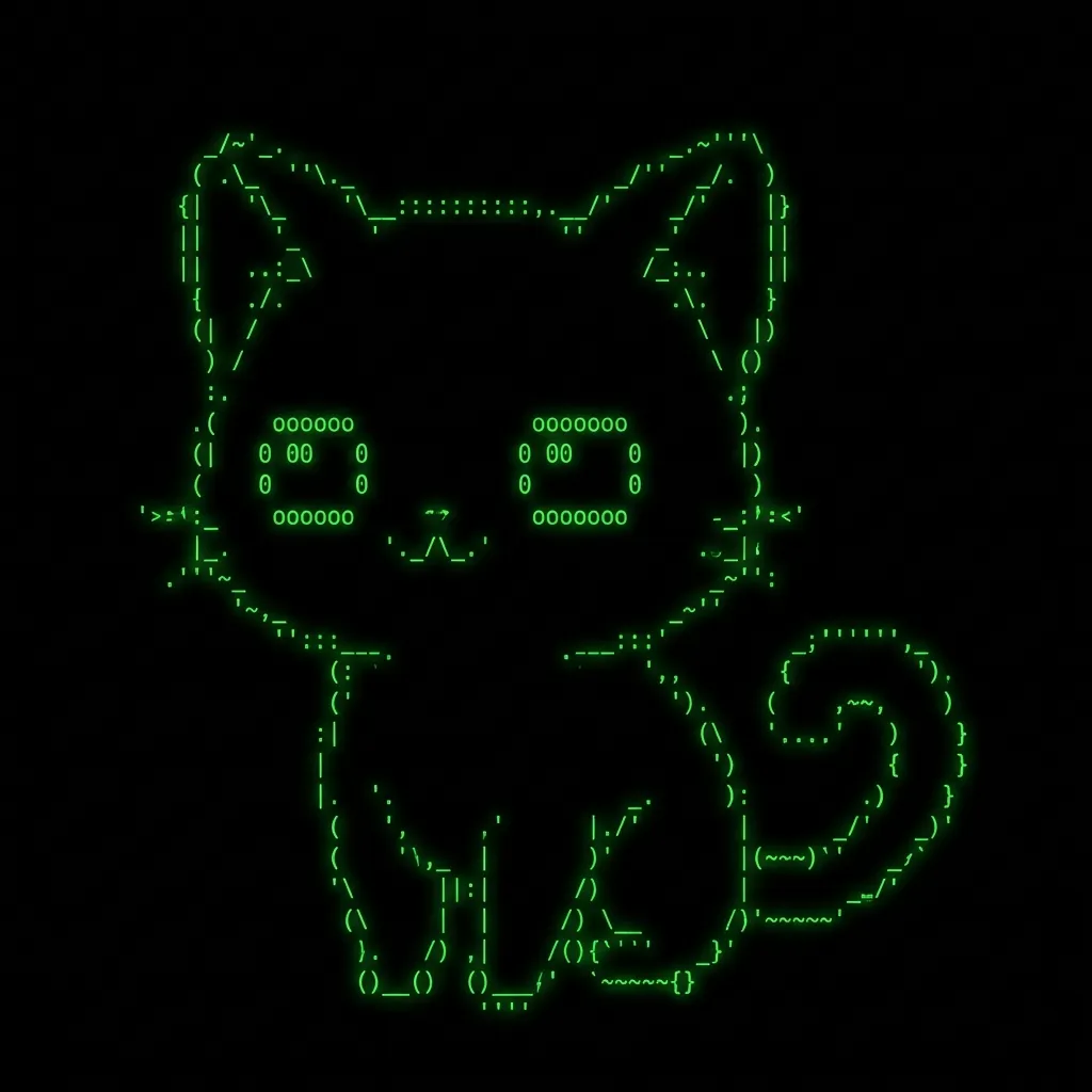 ASCII藝術貓咪
