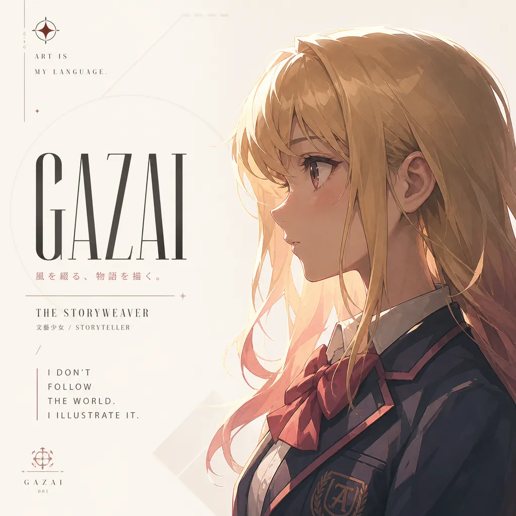 GAZAI 系列：編織故事的文藝少女