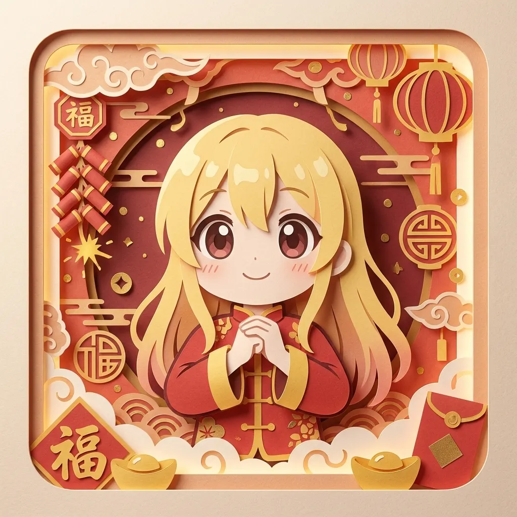 農曆新年萌娃:剪紙藝術賀歲