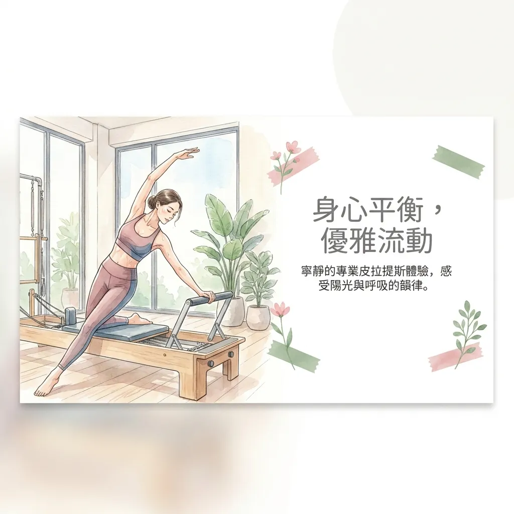 身心平衡：極簡風皮拉提斯優雅時光