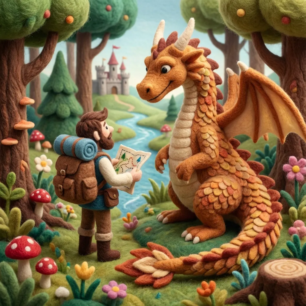 羊毛氈奇幻森林探險