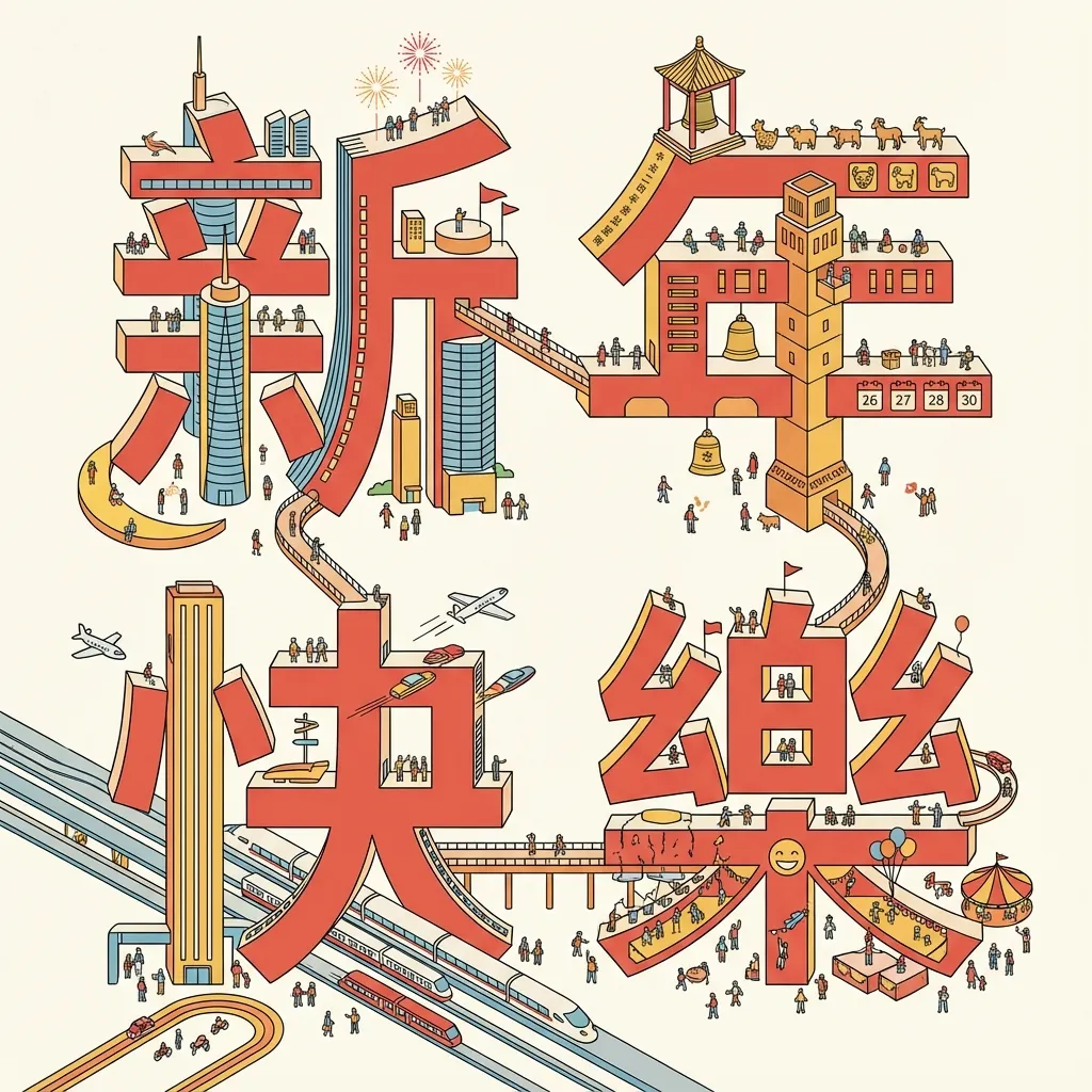 歡樂新年:城市縮影