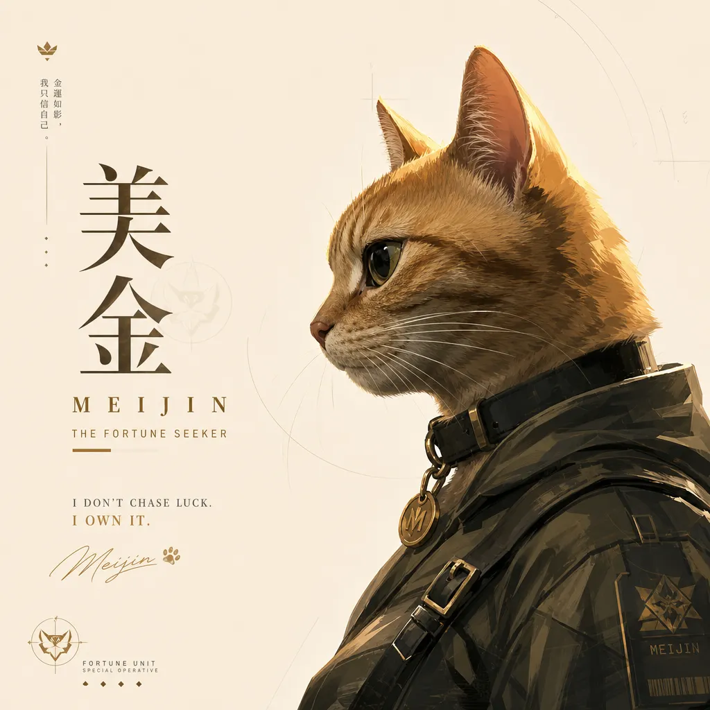 財富獵手：優雅戰士「美金」的側影