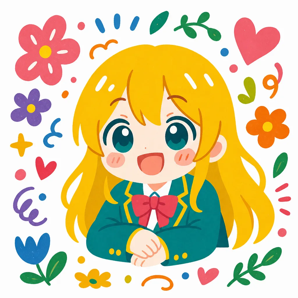 燦爛笑顏:金髮少女的繽紛日常