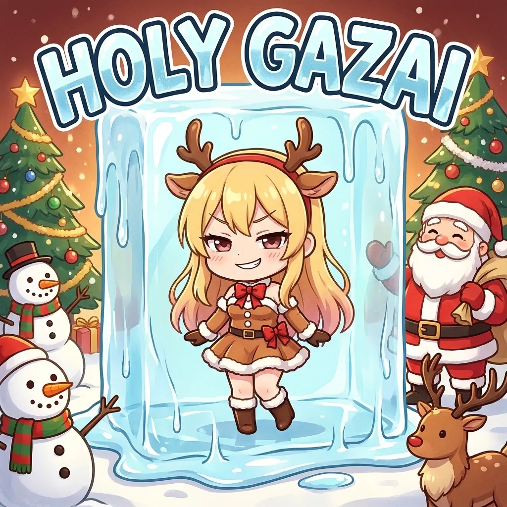 聖誕冰封小鹿娘