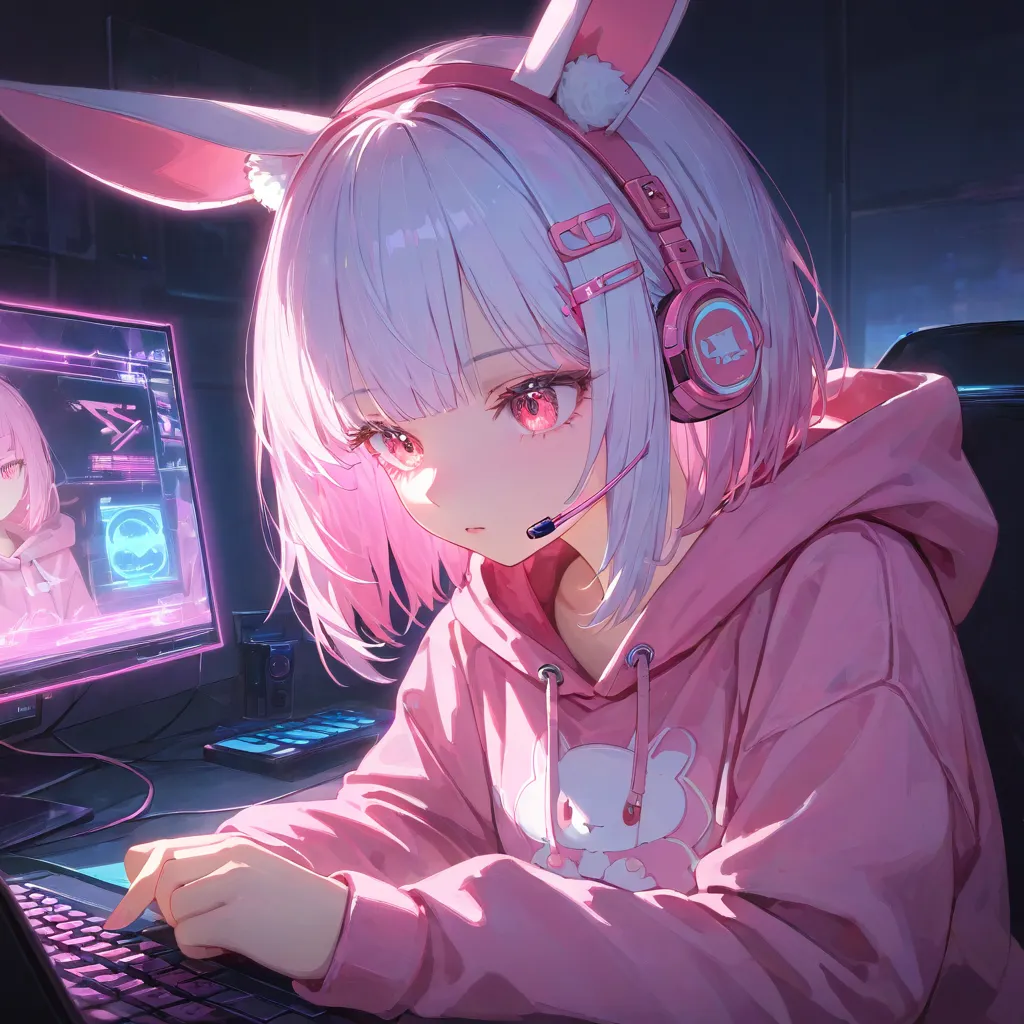 うさ耳ヘッドセット