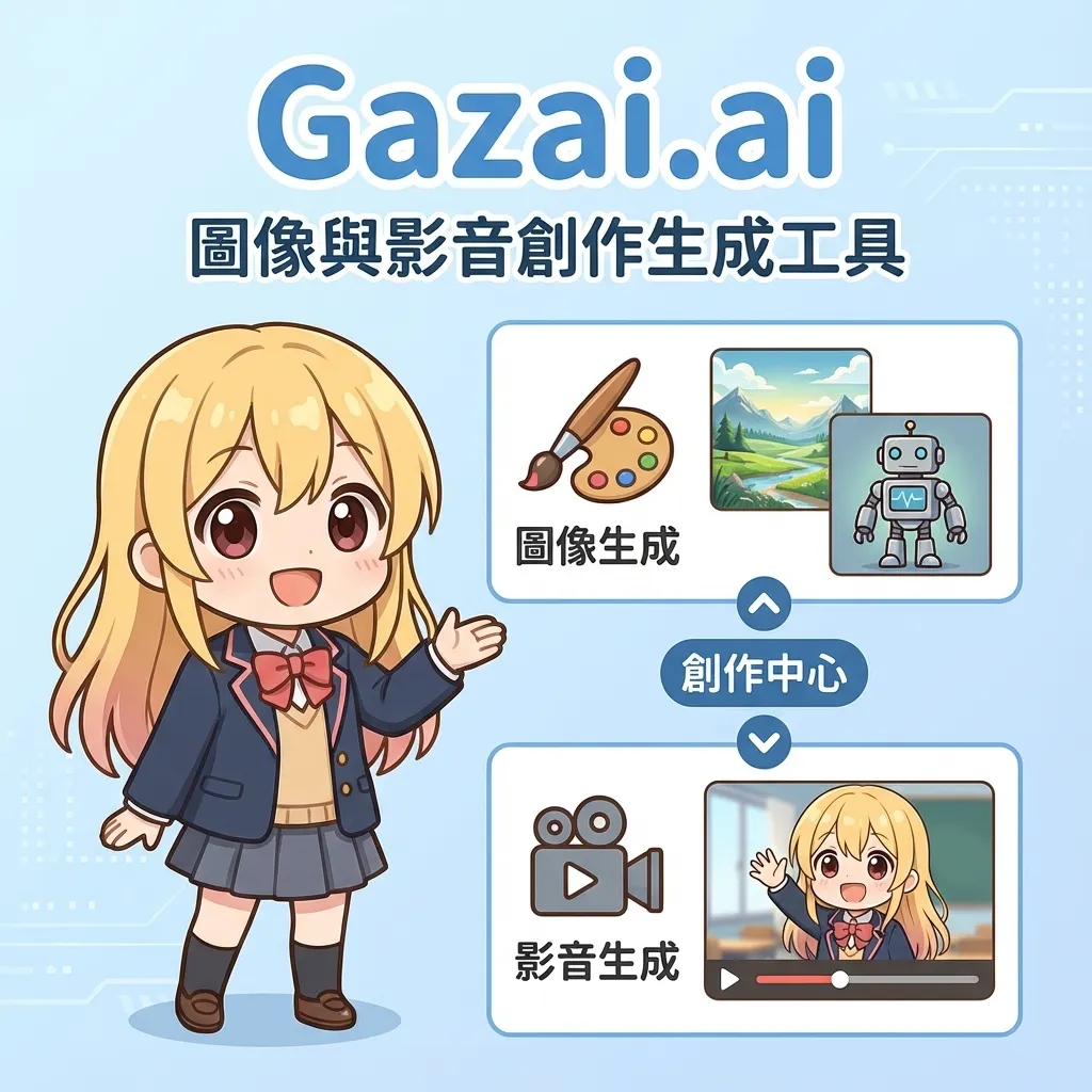 Gazai.ai 圖像與影音創作生成工具