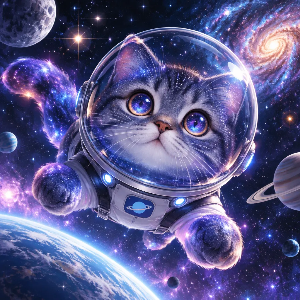 星際萌喵：漫遊璀璨銀河的太空冒險