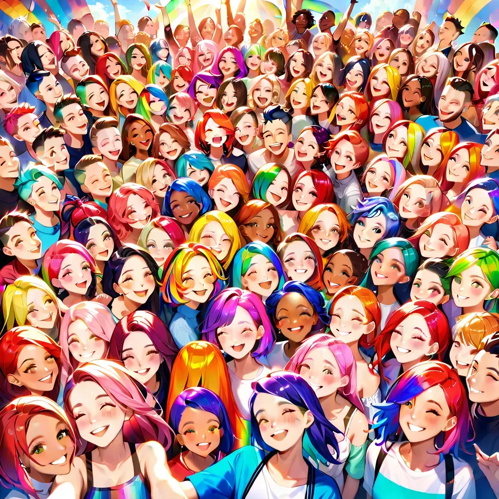 カラフルでハッピー