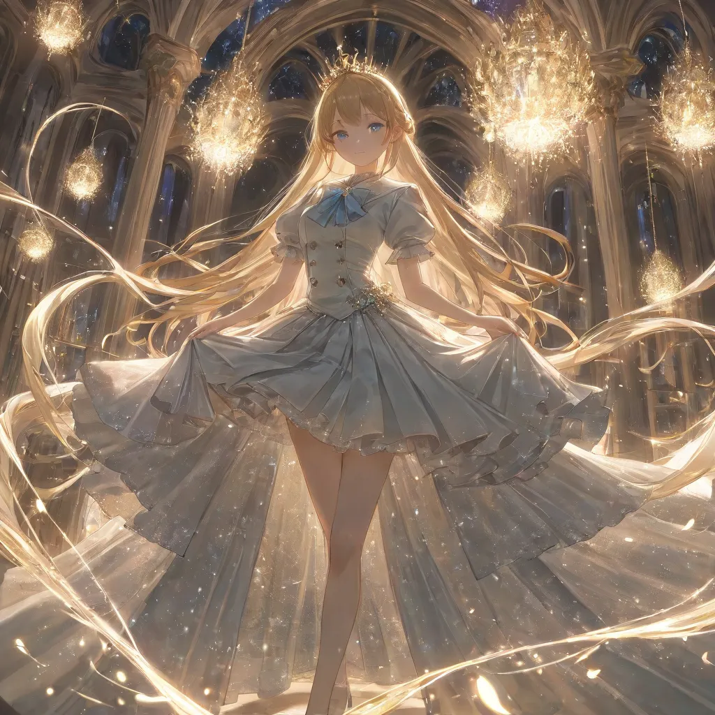 お姫様のような煌びやかな制服