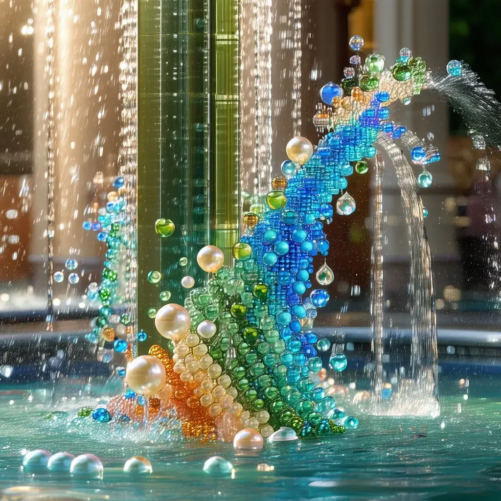 噴水!