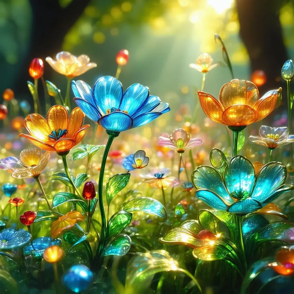 ガラスの花