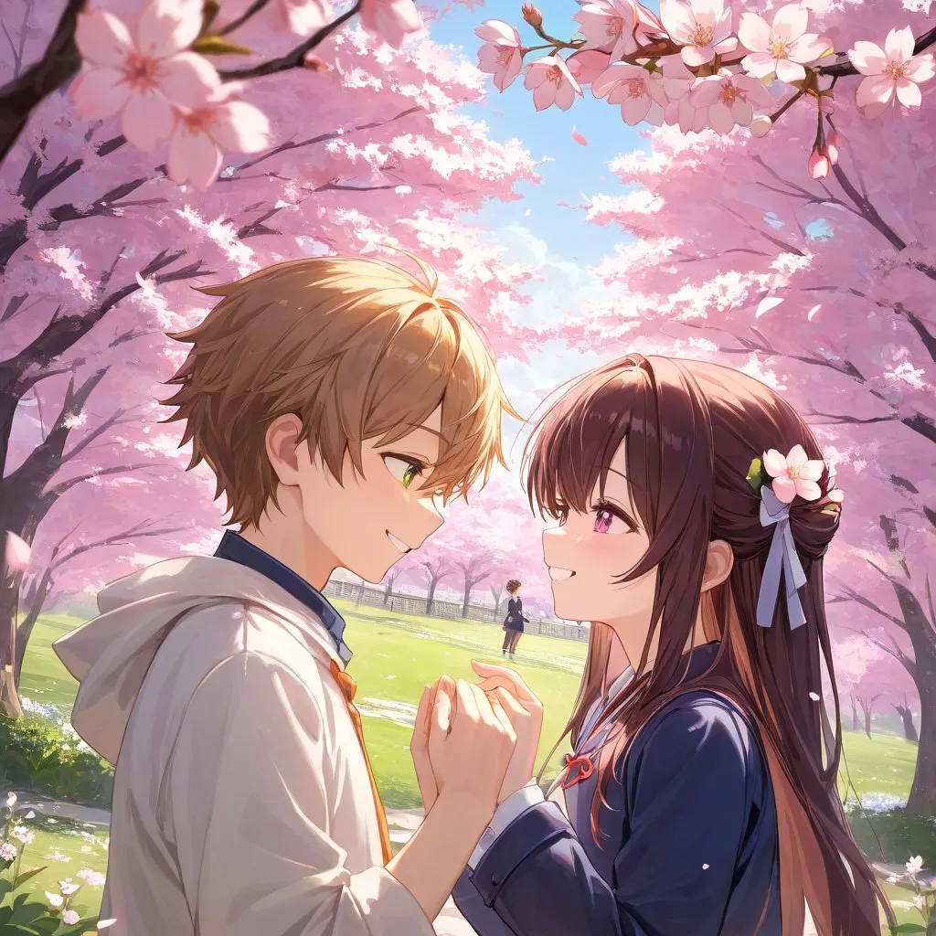 桜の下で告白