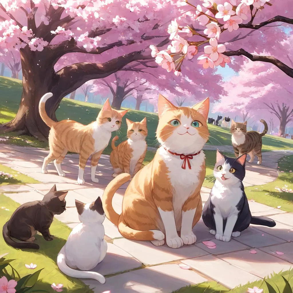 親子で桜の花びら遊び