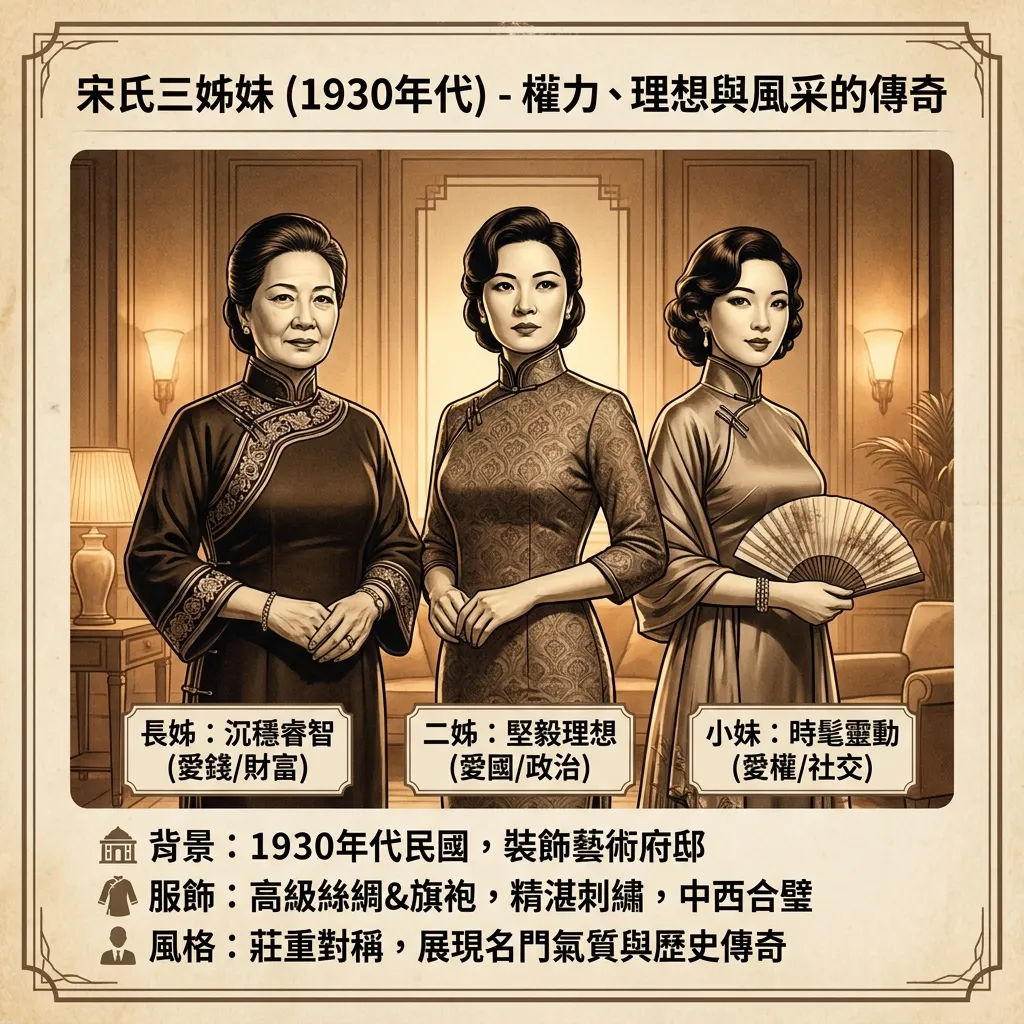 絕代芳華:1930年代宋氏三姊妹傳奇肖像