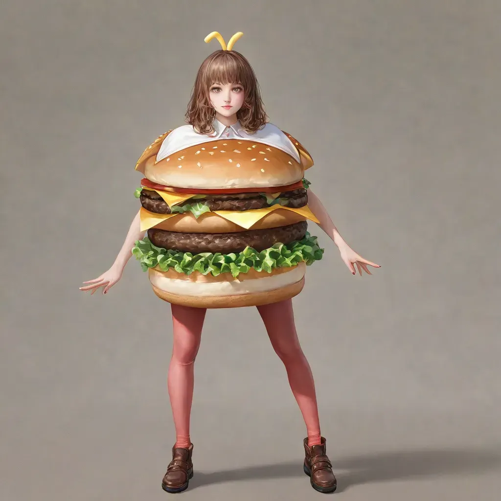 SNSで話題のハンバーガー屋の制服