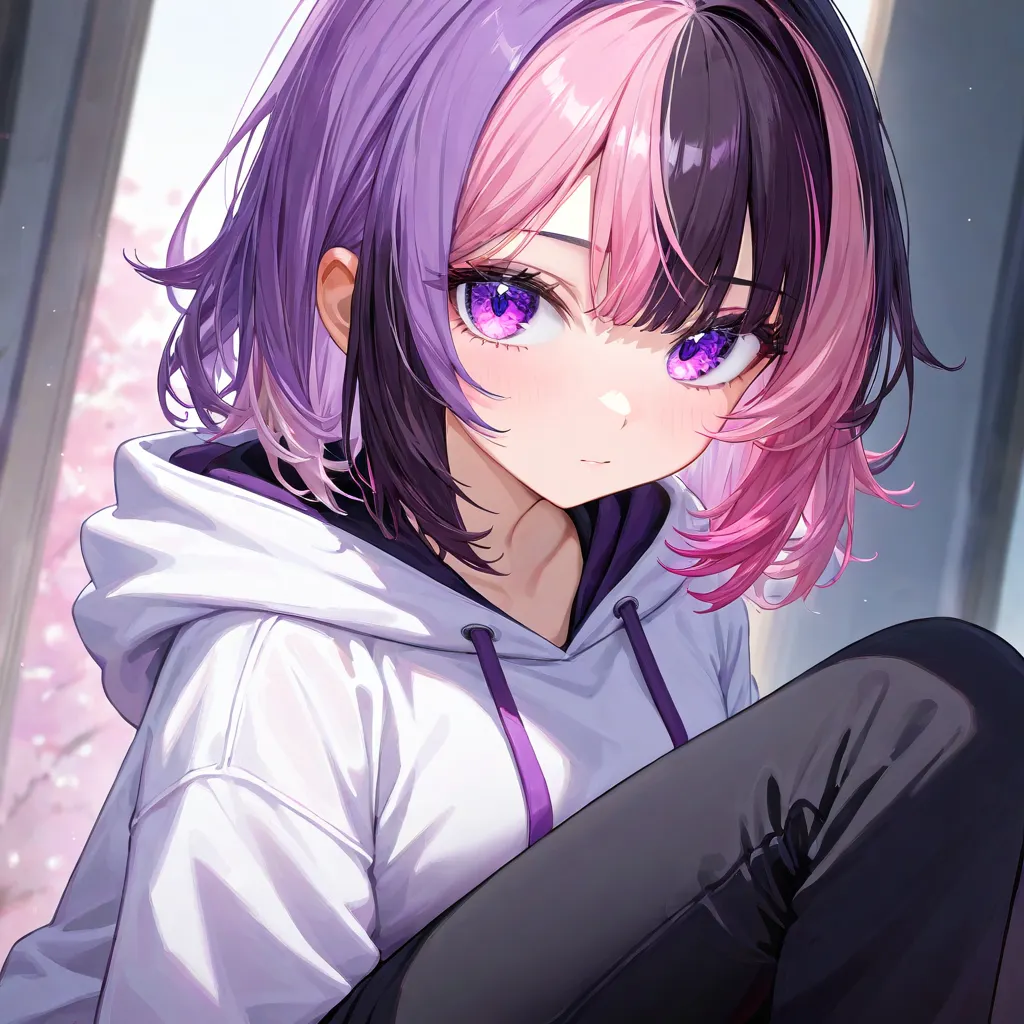 ツートンカラーの瞳と少女