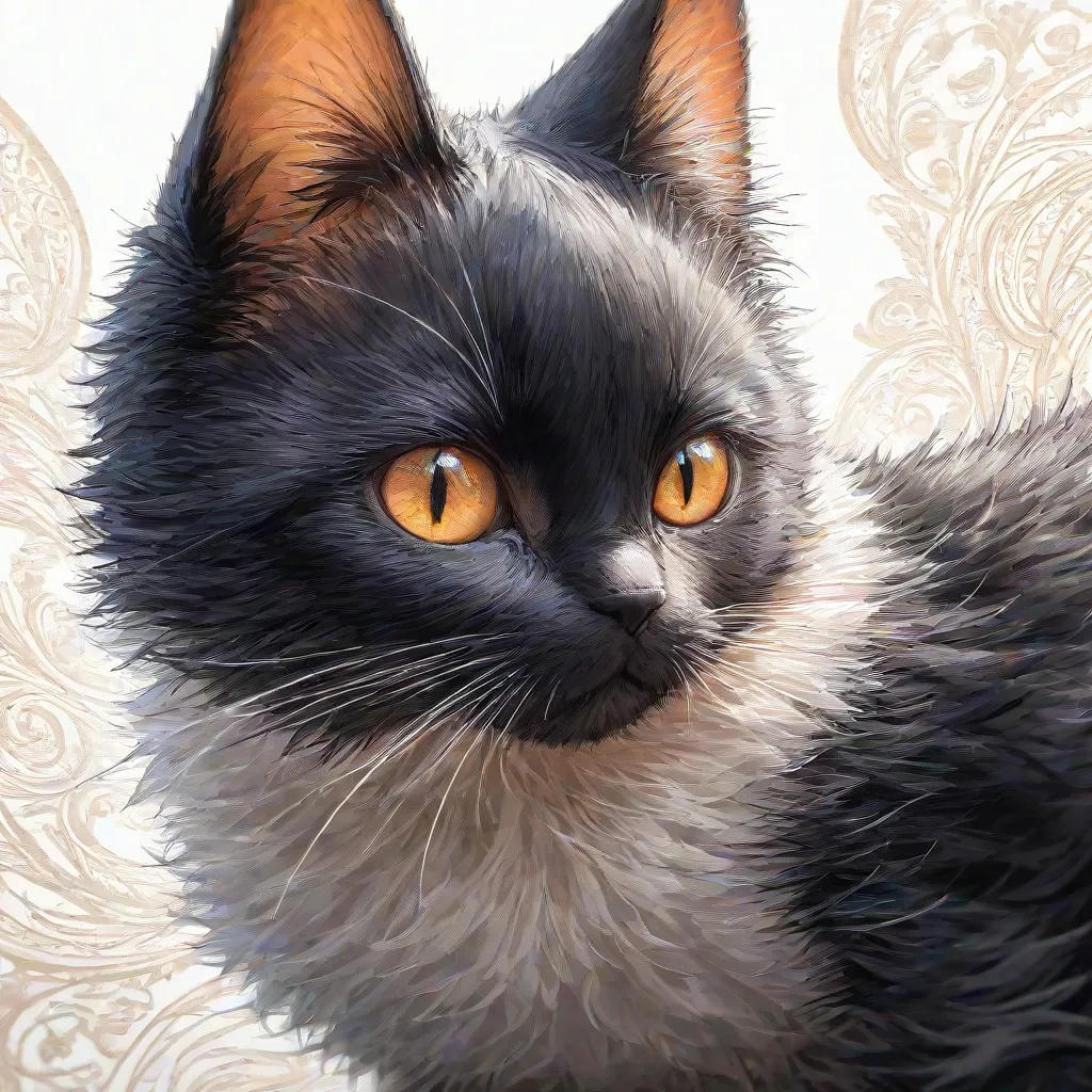 クルーな黒猫