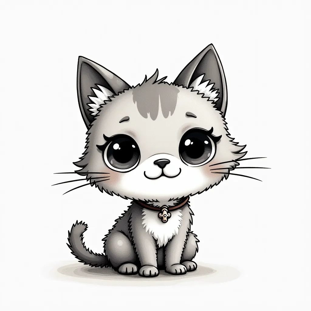 Little gray cat