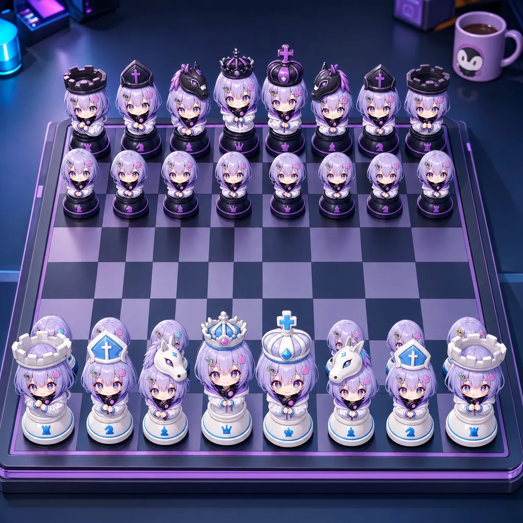 紫星棋局：超萌少女西洋棋對戰
