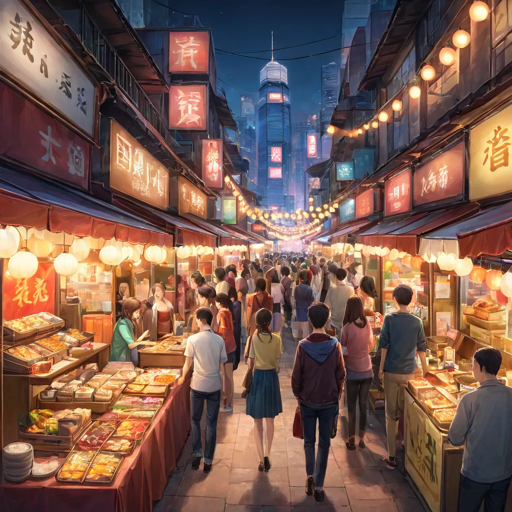 香港夜市寫真