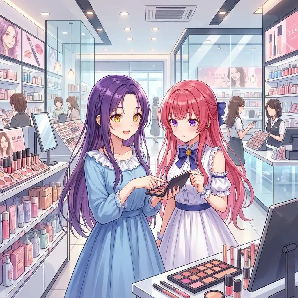 美妝店的姐妹淘時光