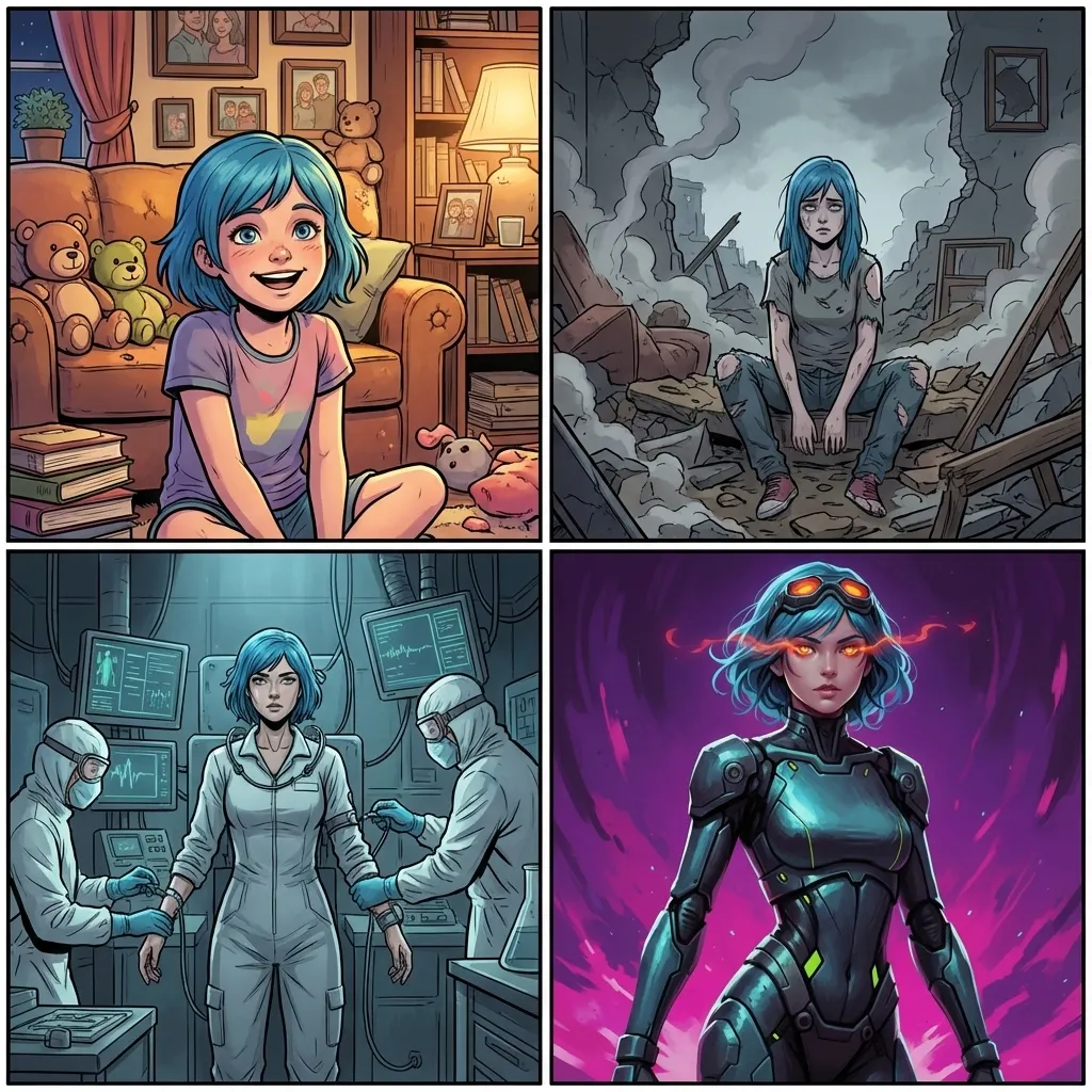 藍髮女孩的進化：未來戰士