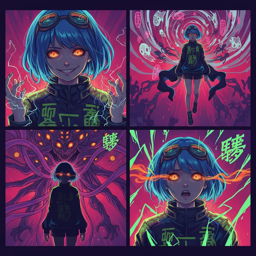 藍髮少女的伊藤潤二式夢魘