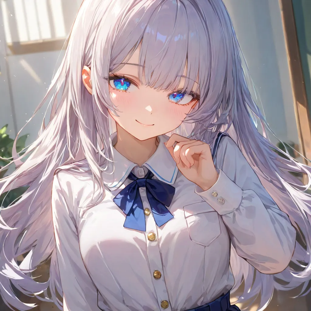 白髪美少女 (はぁと)
