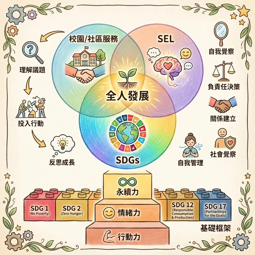 全人發展藍圖：服務、SEL與SDGs的共融