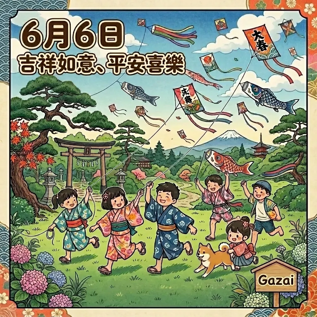 六月六日吉祥如意:夏日和風慶典