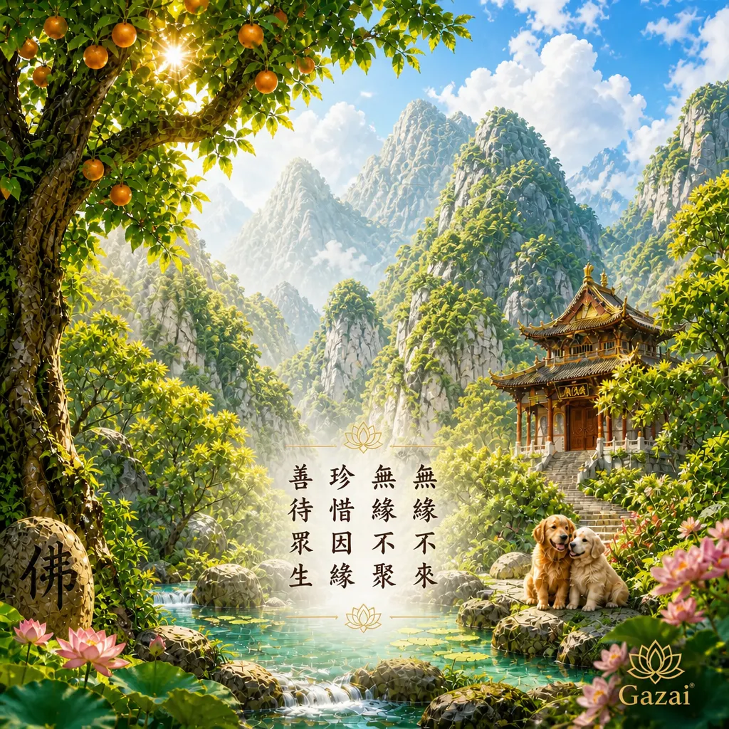 禪意山水：因緣與慈悲的靜謐之境