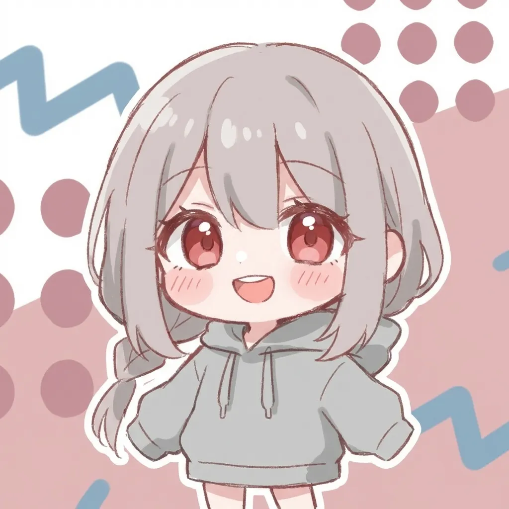 元気いっぱいのちびキャラちゃん