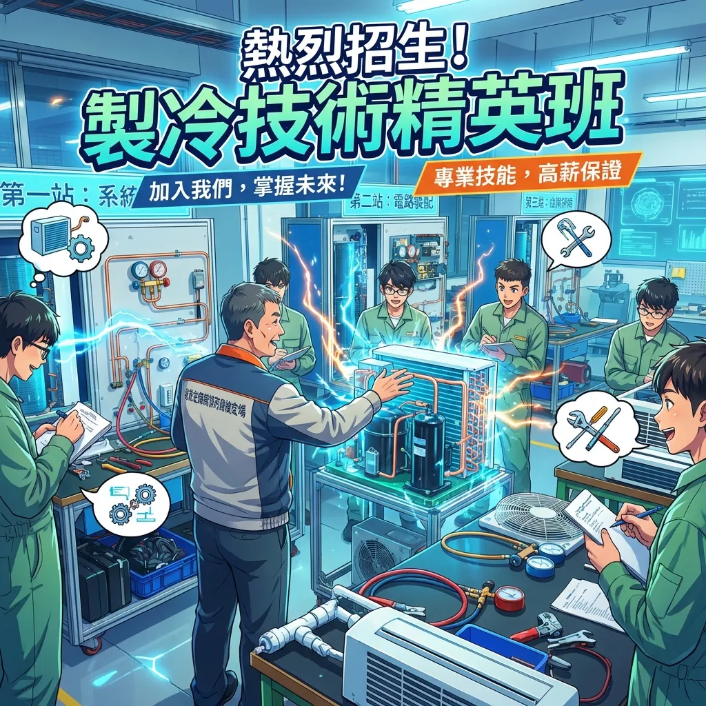 中信科大-彭-製冷技術精英班招生海報