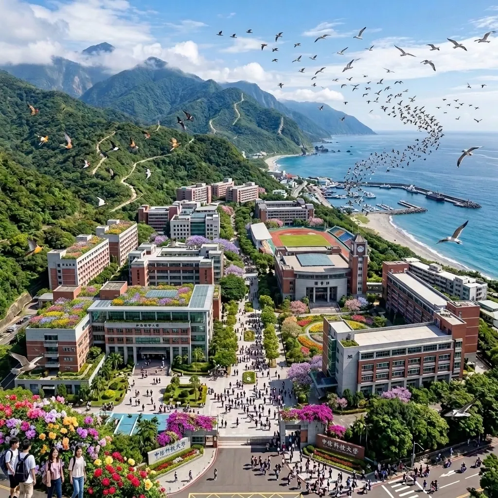 中信科大00638_山海間的繁花校園：飛鳥眷戀的學術殿堂