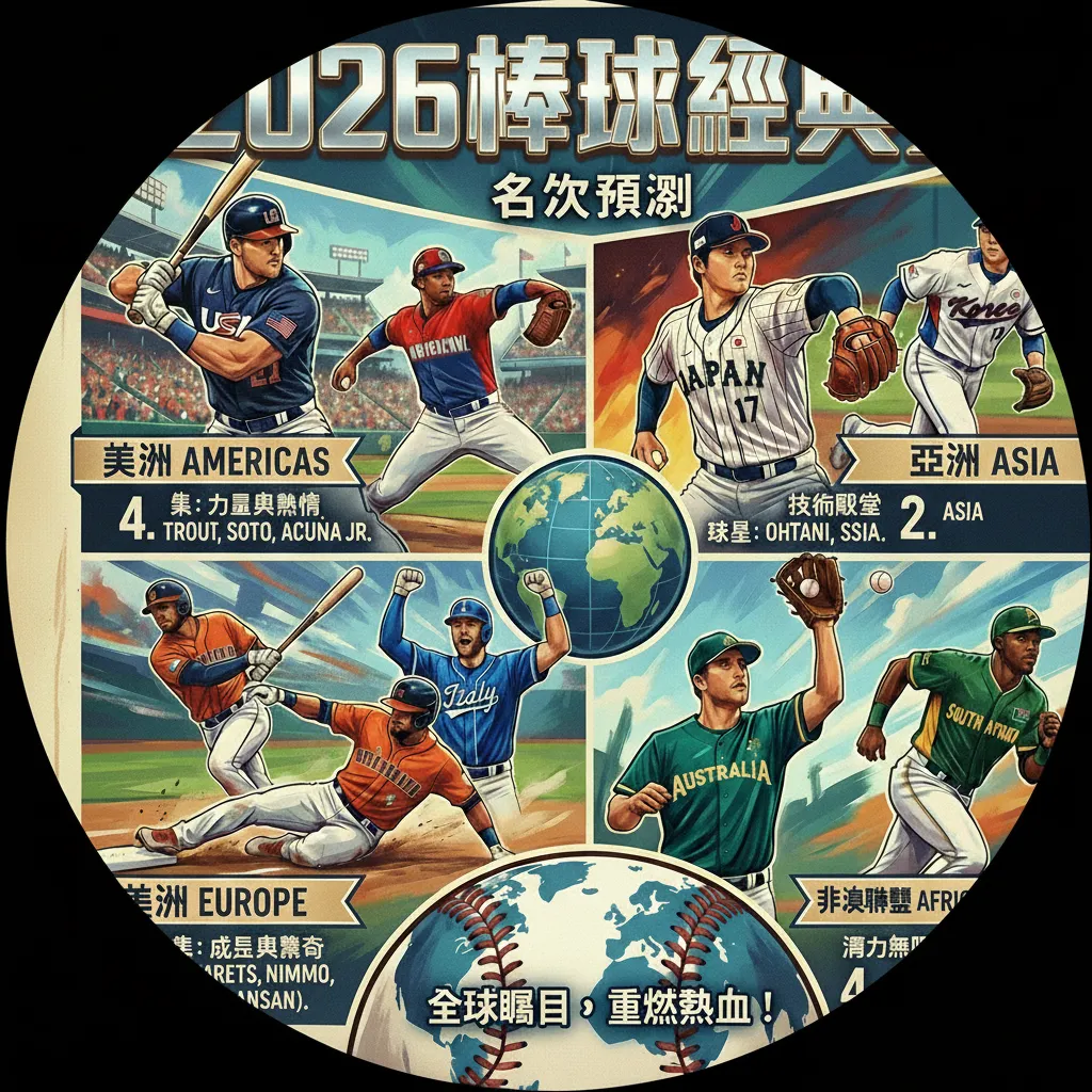 2026棒球經典賽:全球注目,重燃熱血!
