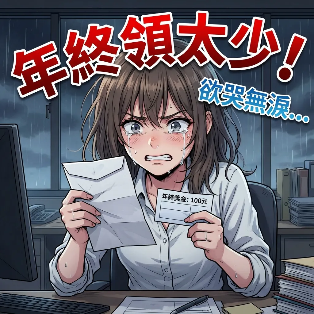 年終領太少,欲哭無淚的上班族