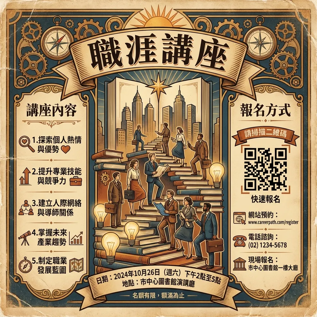 復古職涯講座：攀登知識之梯
