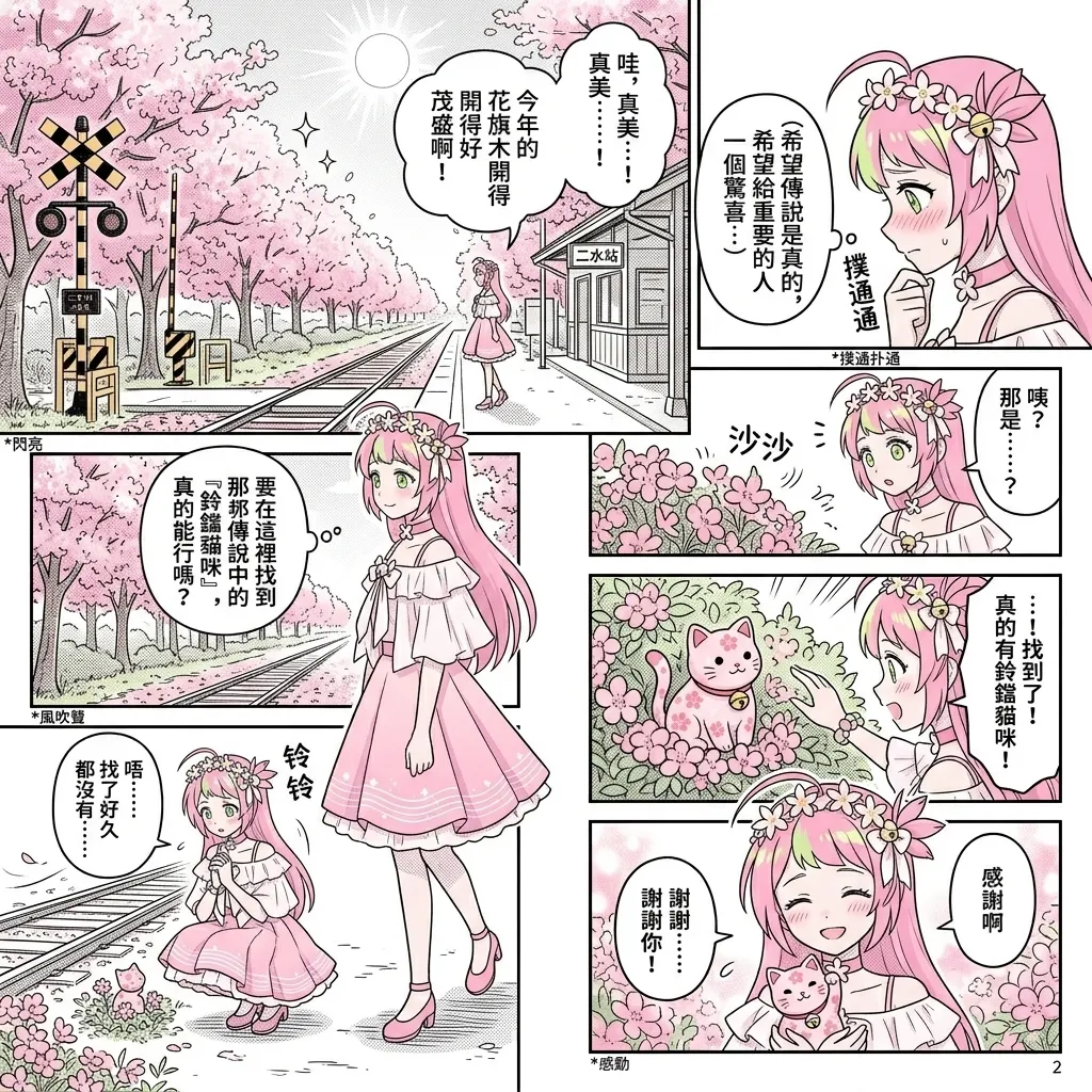 花鉄少女:粉紅花旗木下的鈴鐺貓傳說