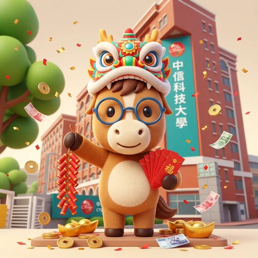 中信科大-01801~中信科大Q版吉祥物:舞龍賀歲小馬
