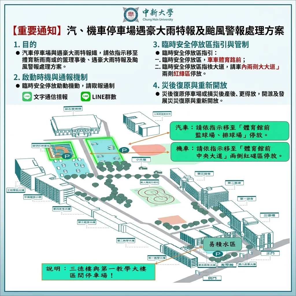 中信科大00677：防汛整備校園應變指南