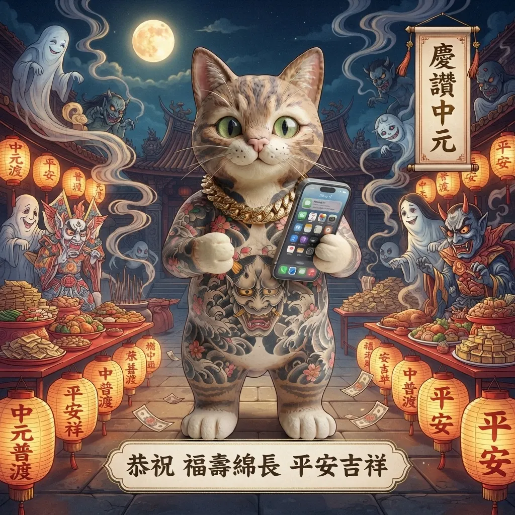中元慶讚:刺青萌貓與百鬼平安祭