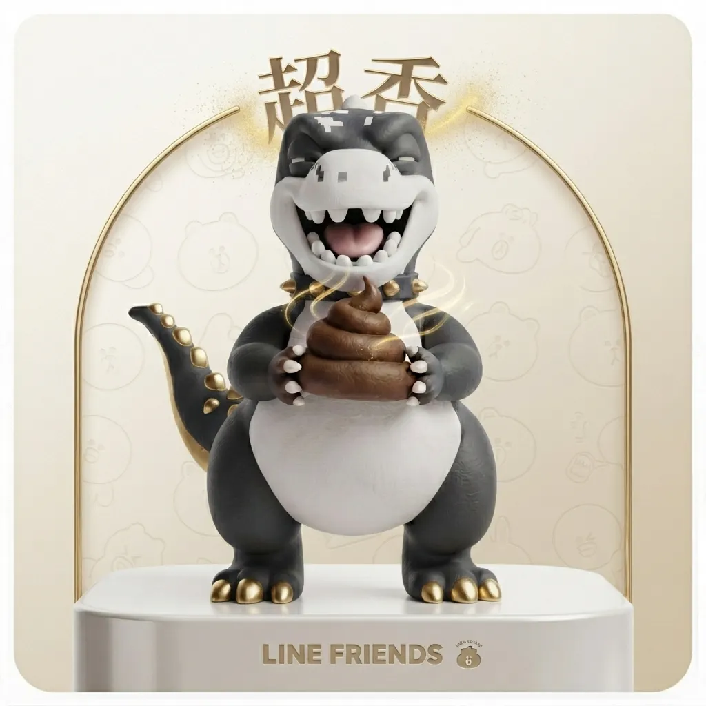 超香惡搞公仔：怪獸大亨與黃金大便