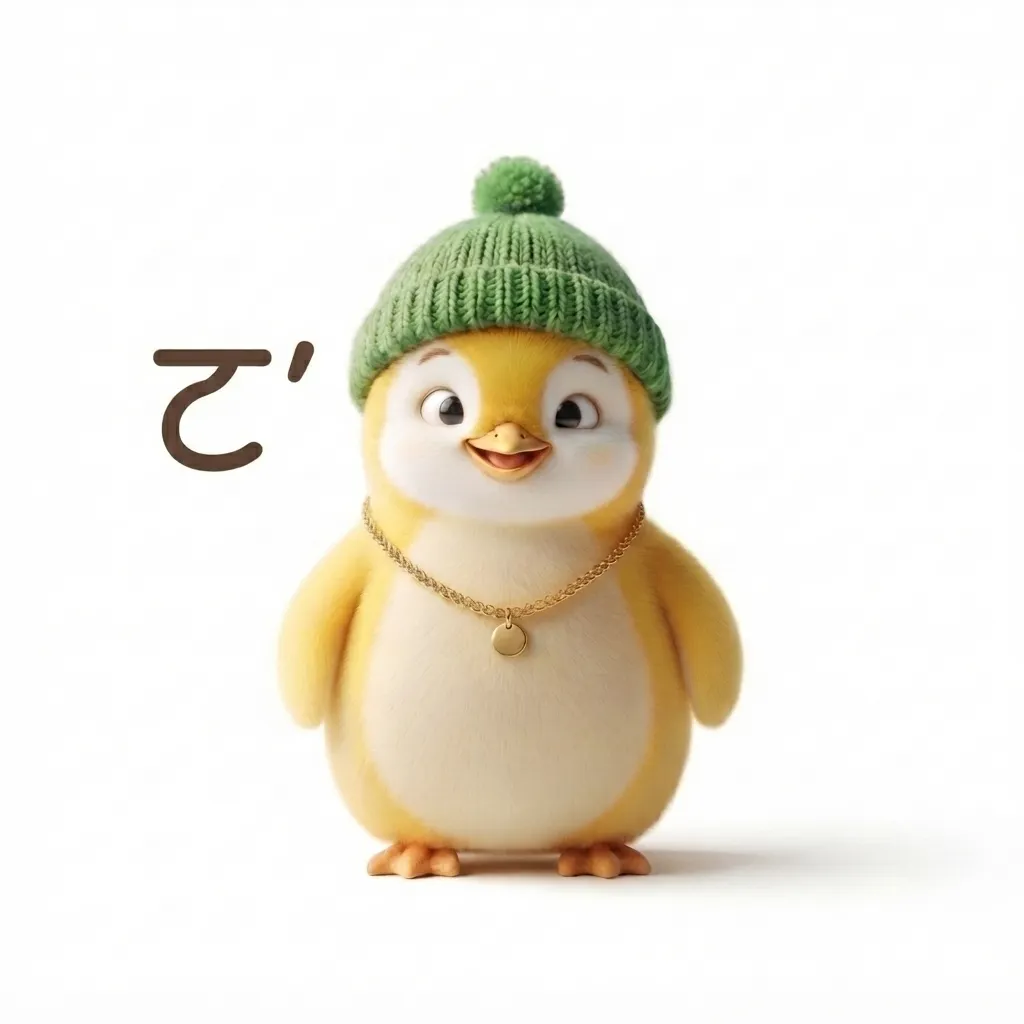療癒系毛茸小雞:驚訝語助詞「ㄛˊ」LINE 貼圖