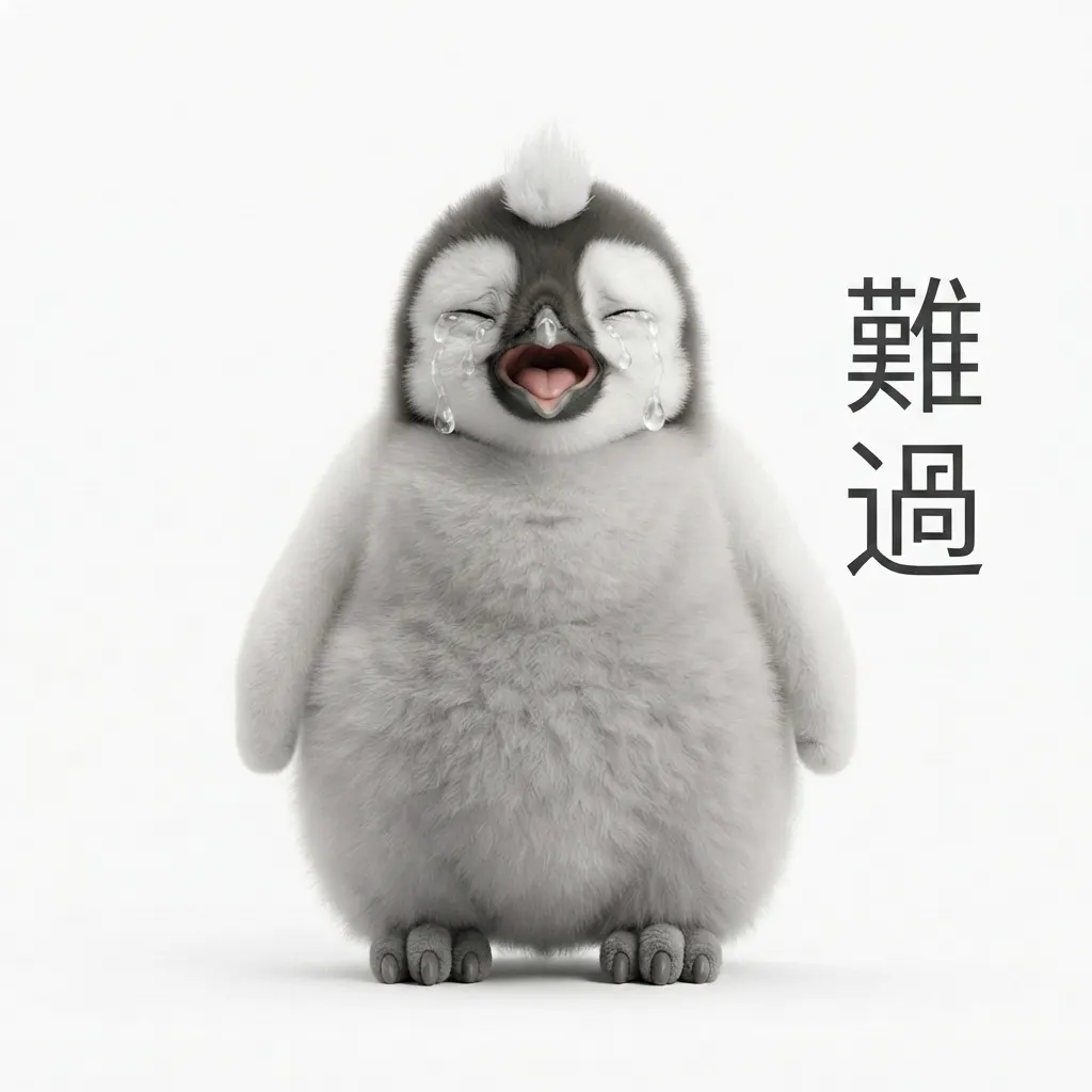傷心的小企鵝：流淚的告白