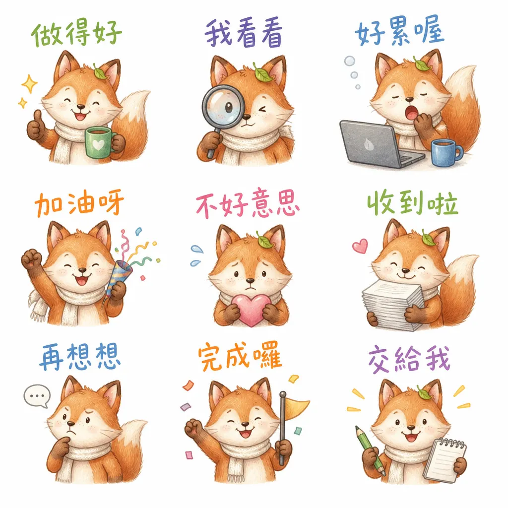 小狐狸-貼圖