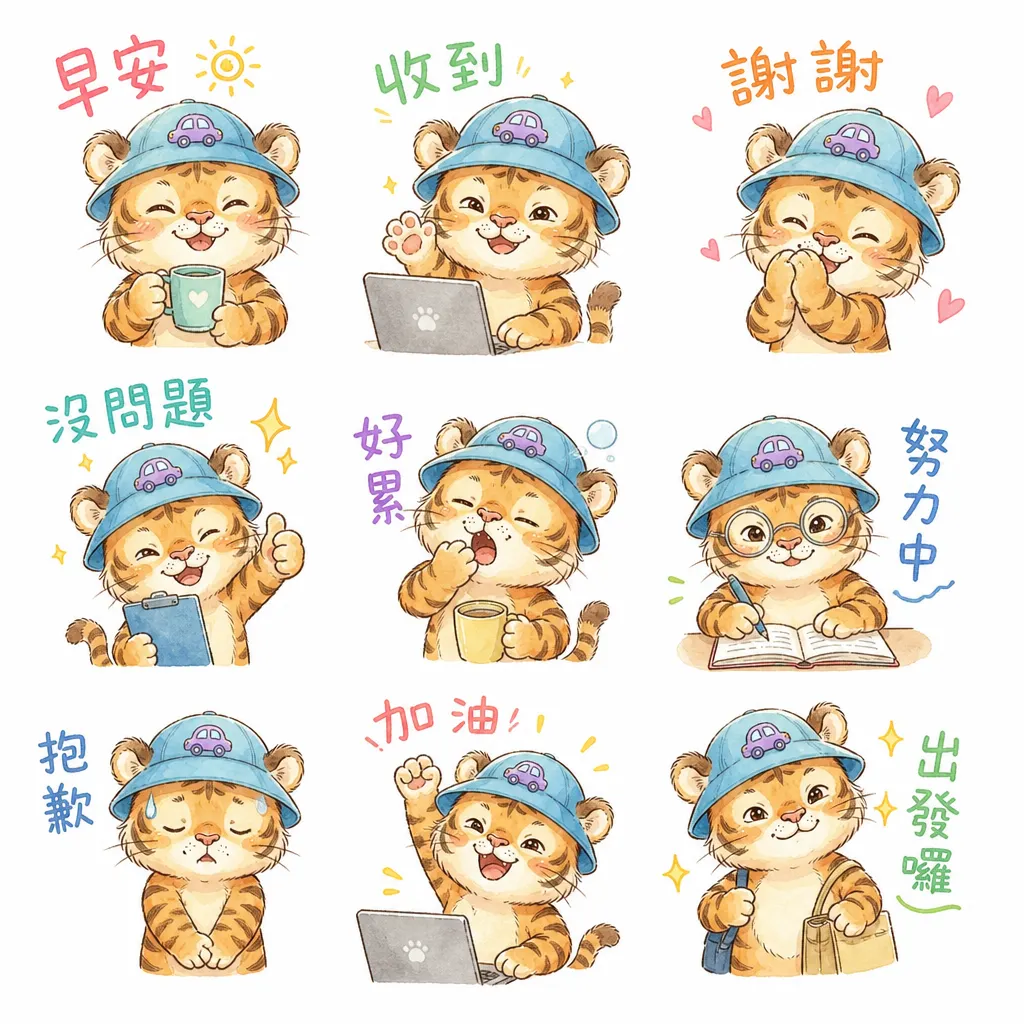 療癒系小老虎日常