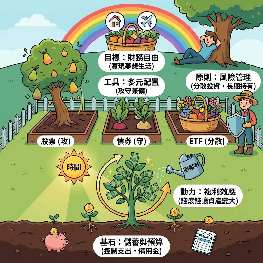 財富莊園：全方位投資理財生動圖解